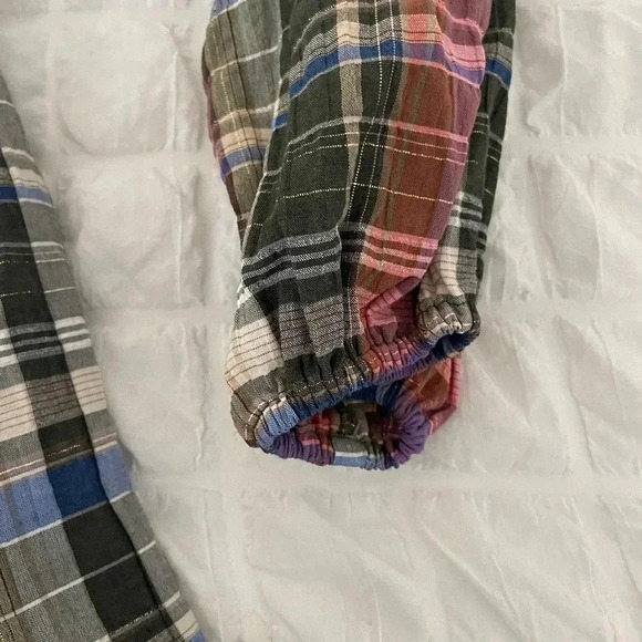 Veronica Beard Destiny plaid crinkled ruched mini dress - Picture 9 of 13